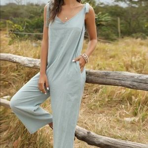 SHEIN tie shoulder jumpsuit